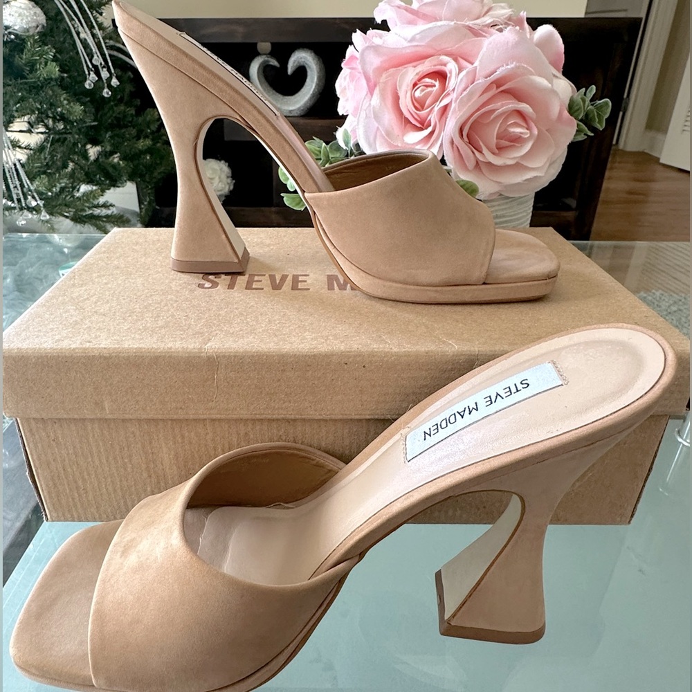 Steve Madden camel LIPA heels ✨
